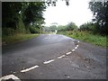 Exit junction from Brook House Farm