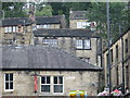 Holmfirth - houses above Towngate