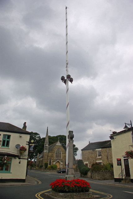 The maypole, Barwick in Elmet