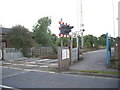 Level crossing at Heighington Station