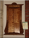 TL6600 : St Margaret, Margaretting, Essex - Vicar's Board by John Salmon