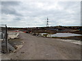 Construction work on the Weymouth Relief Road near Bincombe