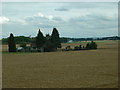 A house in a middle of a field