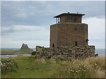NU1241 : Holy Island (Lindisfarne) Northumberland : Former Coastguard Lookout by Richard West