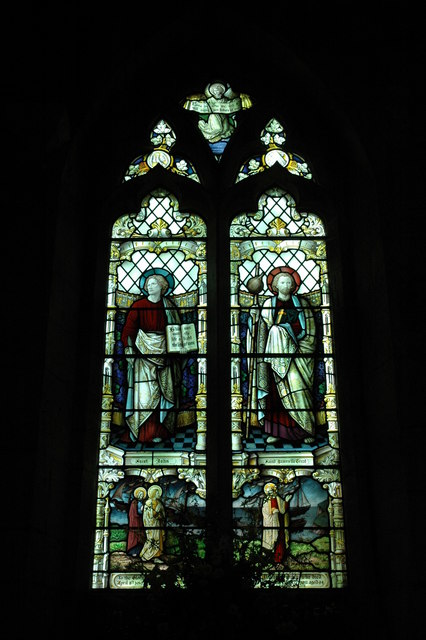 Stained glass window, Harvington Church