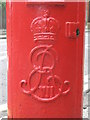 NZ2467 : Edward VII postbox, Mayfield Road / Linden Road, Gosforth, NE3 - royal cipher by Mike Quinn