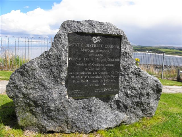 Marconi Memorial Plaque, Ballycastle