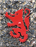 TL8783 : Red Lion public house - wall brackets by Evelyn Simak