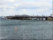 SZ0378 : Swanage Pier by David Dixon