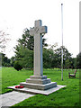 TL9592 : The war memorial in Great Hockham by Evelyn Simak