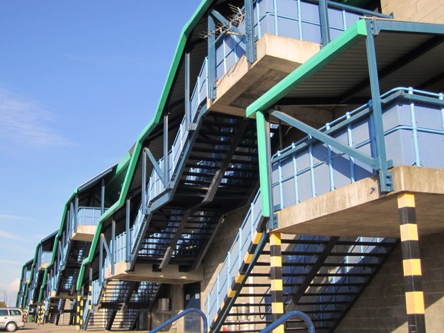 External stairways, Newcastle Metro Radio Arena