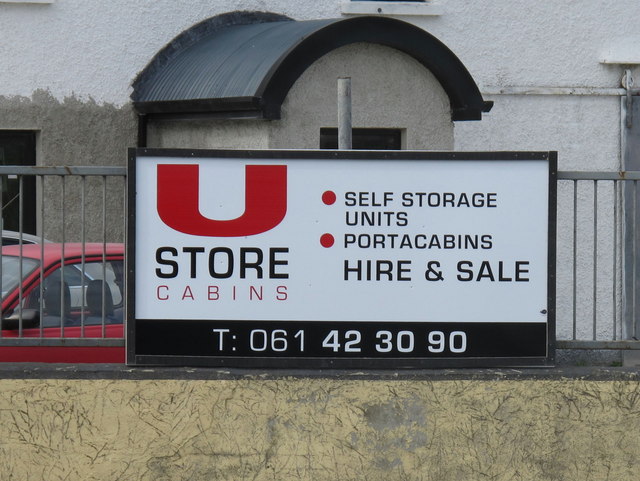 Sign at self-store facility, Ballybrennan