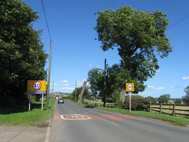 Leasingthorne village entrance sign