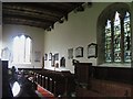 NY7863 : St. Cuthbert's Church, Beltingham - interior, north wall by Mike Quinn