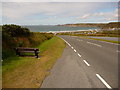 Newgale: bench with a beach view