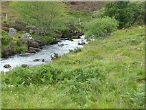 NH7293 : River Evelix near Achosnich by sylvia duckworth