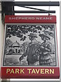 TQ9063 : Park Tavern, Sittingbourne Pub Sign by David Anstiss