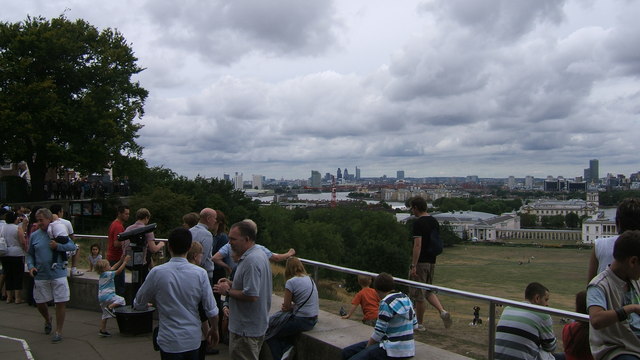 A panorama towards the City of London