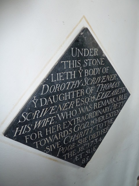 St Peter, Sibton- floor memorial (5)