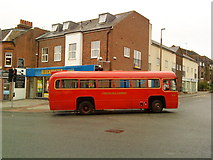TQ1730 : Old bus at the junction of East Street and Park Way, Horsham by Andrew Abbott