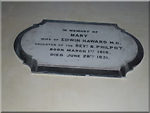 TM3674 : St Mary, Walpole: memorial (4) by Basher Eyre