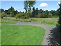 NZ3663 : Paths meet in Temple Memorial Park by Alex McGregor