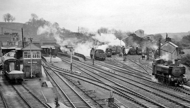Yeovil Town Station, Yard and Locomotive Shed