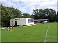 TM1459 : Stonham Aspal Football Club Building & Pavilion by Geographer