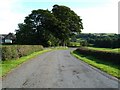 Old A75 road at Valleyfield Farm