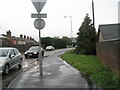 A wet day in George Westwood Way