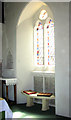 Holy Trinity church in Hempton - seats in the sanctuary