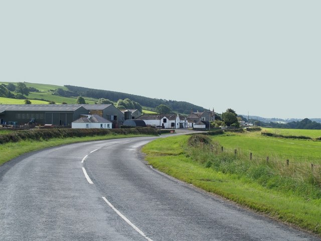 A762 towards Chapel Farm, Tongland... © James Bell :: Geograph Britain ...