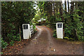 Entrance to Glen Loy Lodge