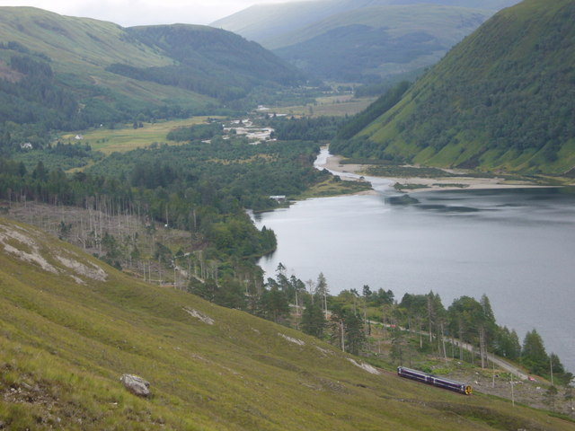 The Kyle line and Loch Dughaill in Glen Carron