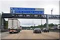 M25: anti-clockwise, half mile to junction 9