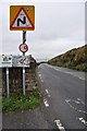 The B3231 approaching Croyde