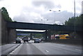 Railway bridge over the M25