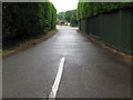 Entrance to caravan park on Stovolds Hill