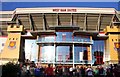 Entrance to the West Stand at West Ham United