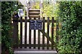 Gate by Radley College Boathouse