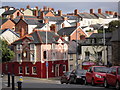 Five-way road junction, Aberystwyth