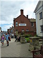 Looking towards Barclays in the High Street