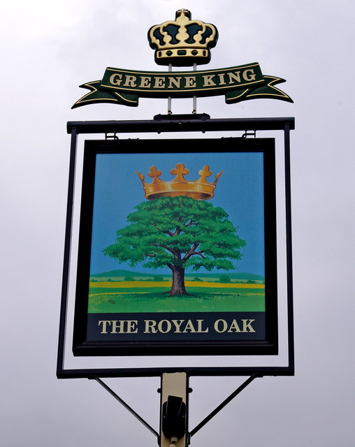 The Royal Oak (pub sign), 265 Kingston Road