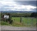 Sign at junction for Mosside of Auchlea