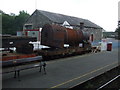 Rusty boiler at Dinas Station