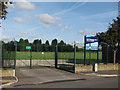 Grassington Road: playing-field entrance