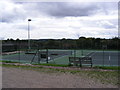 TM3977 : Halesworth Tennis Courts by Geographer