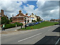 Looking towards a green in Queens Road