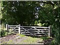 Gate on bridleway approaching Graffham