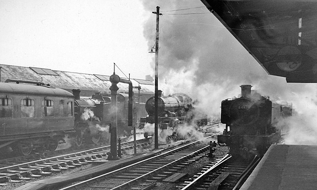 Gloucester Central Station, with trains